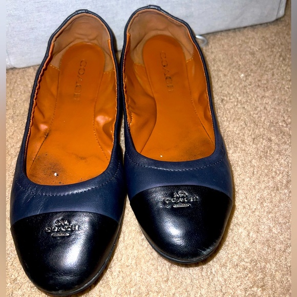 Coach Shoes - COACH BALLERINA FLATS SIZE8